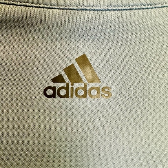 Adidas Golf Jacket Men's Sz. S Quarter Zip Pullover Gray Heather Athletic - Picture 3 of 9